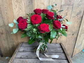 Signature red rose bouquet